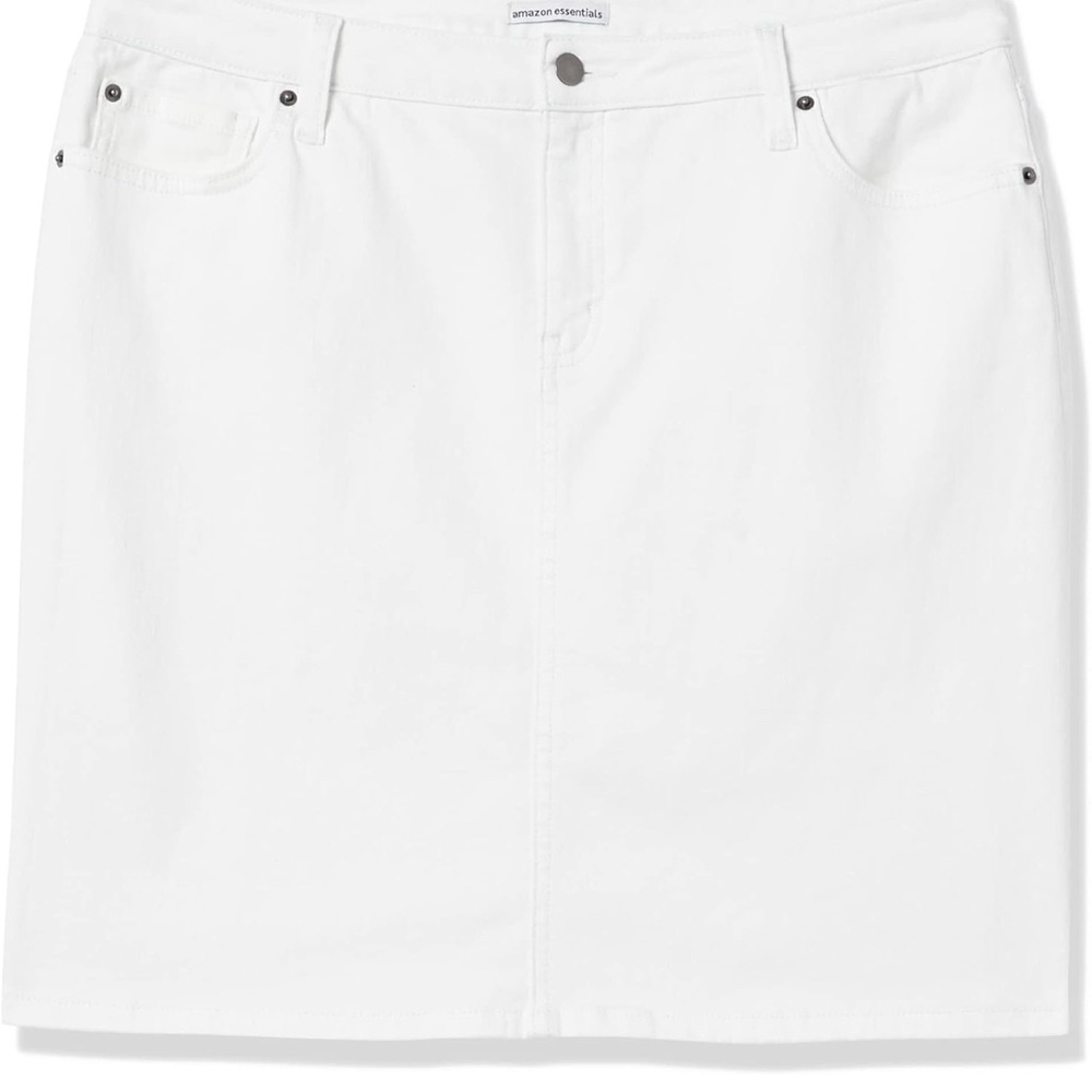 Amazon SIZE 38 Essentials Women's White Skirt